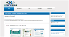 Desktop Screenshot of hipermedio.com
