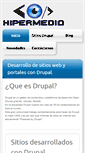 Mobile Screenshot of hipermedio.com