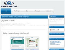 Tablet Screenshot of hipermedio.com